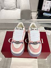 Okify Gucci Women's Screener Sneakers/Trainers in Pastel Purple And Pink 35-40 - 3