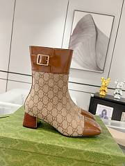 Okify Gucci Brown Ankle Boots 35-41 - 1