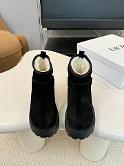 Okify Dior Black Suede Snow Boots 35-42 - 1