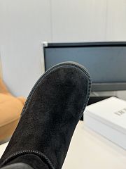 Okify Dior Black Suede Snow Boots 35-42 - 2