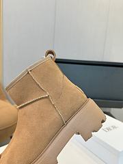 Okify Dior Beige Suede Snow Boots 35-42 - 2