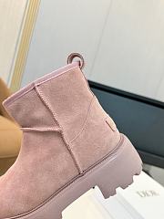 Okify Dior Pink Suede Snow Boots 35-42 - 4