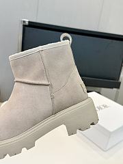 Okify Dior Grey / Gray Suede Snow Boots 35-42 - 4