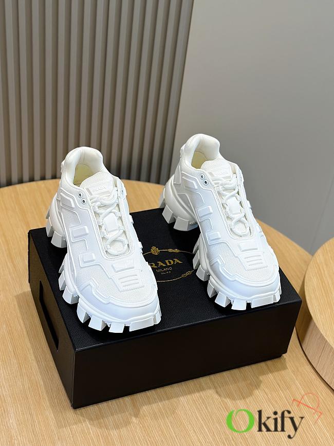 Okify Prada Cloudbust Thunder White Sneakers/Trainers 35-45 - 1