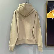 Okify Ami Beige Hoodie with Heart Logo S-XL - 2