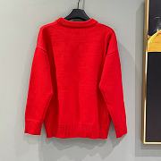 Okify Ami Red Sweater with Heart Logo XS-L - 2