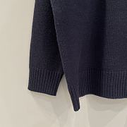 Okify Ami Deep Blue Sweater with Heart Logo XS-L - 2