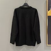 Okify Ami Black Sweater with Heart Logo XS-L - 4