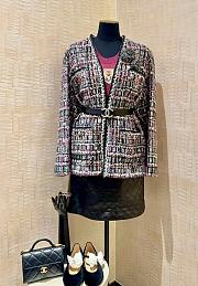 Okify Chanel Colorful Woven Jacket SML - 1