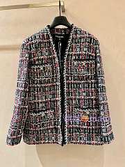 Okify Chanel Colorful Woven Jacket SML - 4