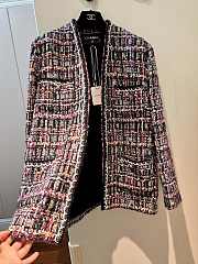 Okify Chanel Colorful Woven Jacket SML - 2