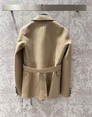 Okify Dior Kaki Beige Short Windbreaker Jacket SML - 3