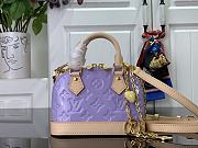 Okify Louis Vuitton Nano Alma Handbag In Purple 18 x 12 x 8 cm - 1