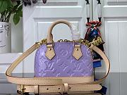 Okify Louis Vuitton Nano Alma Handbag In Purple 18 x 12 x 8 cm - 3