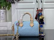 Okify Louis Vuitton Nano Speedy Blue Sky Handbag M83000 16x10x7.5 cm - 1