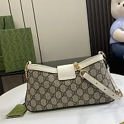 Okify Gucci Padlock Small Shoulder Bag In White 27x14x6cm - 4