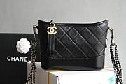 Okify Chanel Black Gabrielle Wandering Bag 15x20x8cm - 1