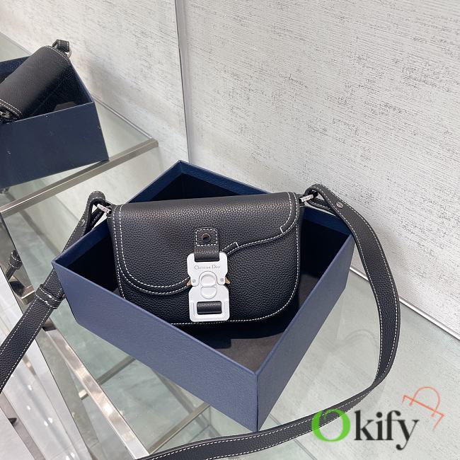 Okify Dior Mini Saddle Messenger Bag with Flap 19.5 x 13 x 4.3 cm - 1