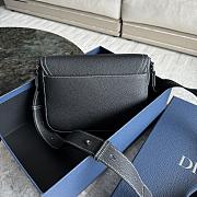 Okify Dior Saddle Messenger Bag with Flap 23 x 18 x 6 cm - 3