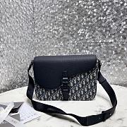 Okify Dior Oblique Jacquard Saddle Messenger Bag 31 x 23 x 8 cm - 1