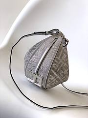 Okify Fendi Fendigraphy Mini Silver with crystal diamonds 20x7.5x13cm - 3