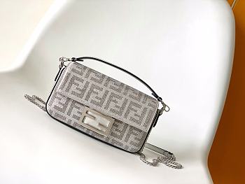 Okify Fendi Baguette Mini Bag with crystal 19x4x11.5cm