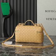 Okify Bottega Veneta Bang Bang Vanity Case Bag in Oatmeal 22x12.5x5 cm - 2