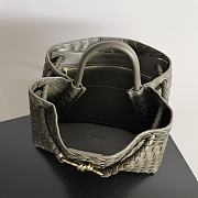 Okify Bottega Veneta Medium Andiamo Intrecciato Leather Tote Bag 32x24x12cm - 5