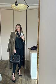 Okify Bottega Veneta Medium Andiamo Tote Bag - Rosie Huntington Whiteley - 1