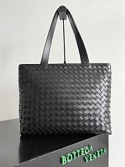 Okify Bottega Veneta Large Intrecciato Tote Bag with Zipper 44x35x17cm - 1