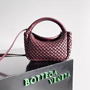 Okify Bottega Veneta Mini Cobble Top Handle Barolo Bag 23x11x8cm - 1