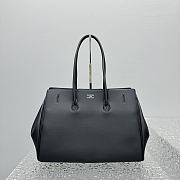 Okify Balenciaga Bel Air Medium Carry All Bag in Black-Silver Hardware 30x29x16cm  - 4