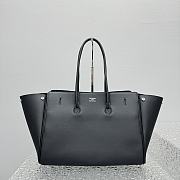 Okify Balenciaga Bel Air Medium Carry All Bag in Black-Silver Hardware 30x29x16cm  - 5