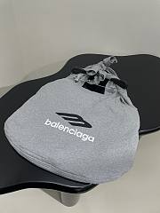 Okify Balenciaga Jersey Hobo Bag in Grey/Gray 59.9 x 47 x 8.8 cm - 2