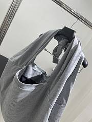 Okify Balenciaga Jersey Hobo Bag in Grey/Gray 59.9 x 47 x 8.8 cm - 3