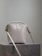 Okify YSL Le 37 Mini White Bucket Bag 15x13x6cm - 3