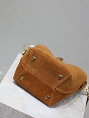 Okify YSL Le 37 Small Brown Suede Bucket Bag 17×20×13cm - 2