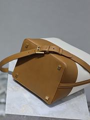 Okify YSL LE37 Canvas and Leather Bucket Bag 26×20×12cm - 4