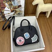 Okify Hermes Black Bolide 1923 mini Pique-Colle bag 18.5 x 14.5 x 7.3 cm - 3