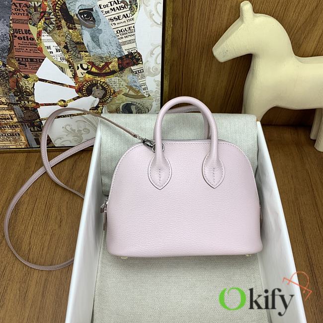 Okify Hermes Mini Bolide Evercolor Light Pink 20x15x8cm - 1