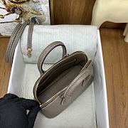 Okify Hermes Mini Bolide Evercolor Light Gray With Gold Hardware 20x15x8cm - 4