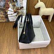 Okify Hermes Mini Bolide Evercolor Black With Gold Hardware 20x15x8cm - 3