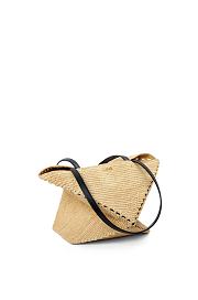 Okify Loewe Puzzle Fold Tote In Raffia 25.5x31.5x14.5 cm - 3