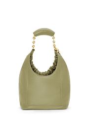 Okify Loewe Small Squeeze Bag in Mellow Nappa Lambskin Eucalyptus Green 29x24x10.5 cm - 3