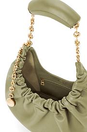 Okify Loewe Small Squeeze Bag in Mellow Nappa Lambskin Eucalyptus Green 29x24x10.5 cm - 2