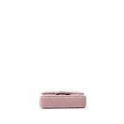 Okify Chanel Pink Quilted Caviar Coin Purse Flap Bag 10x7x2cm - 3