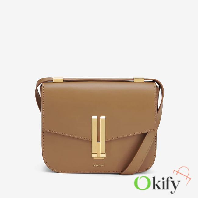 Okify Demellier Vancouver Bag in Light Tan 23x18x7cm  - 1