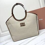 Okify MiuMiu Isetan Canvas Tote Bag 38x16x30cm - 1