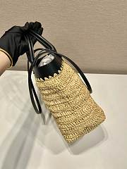 Okify Prada Small crochet and leather tote bag 26x25x14cm - 2