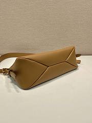 Okify Prada Aimée caramel leather shoulder bag 31x18x10cm - 5